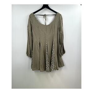 Altar'd State Green Boho Mini Dress Size Medium